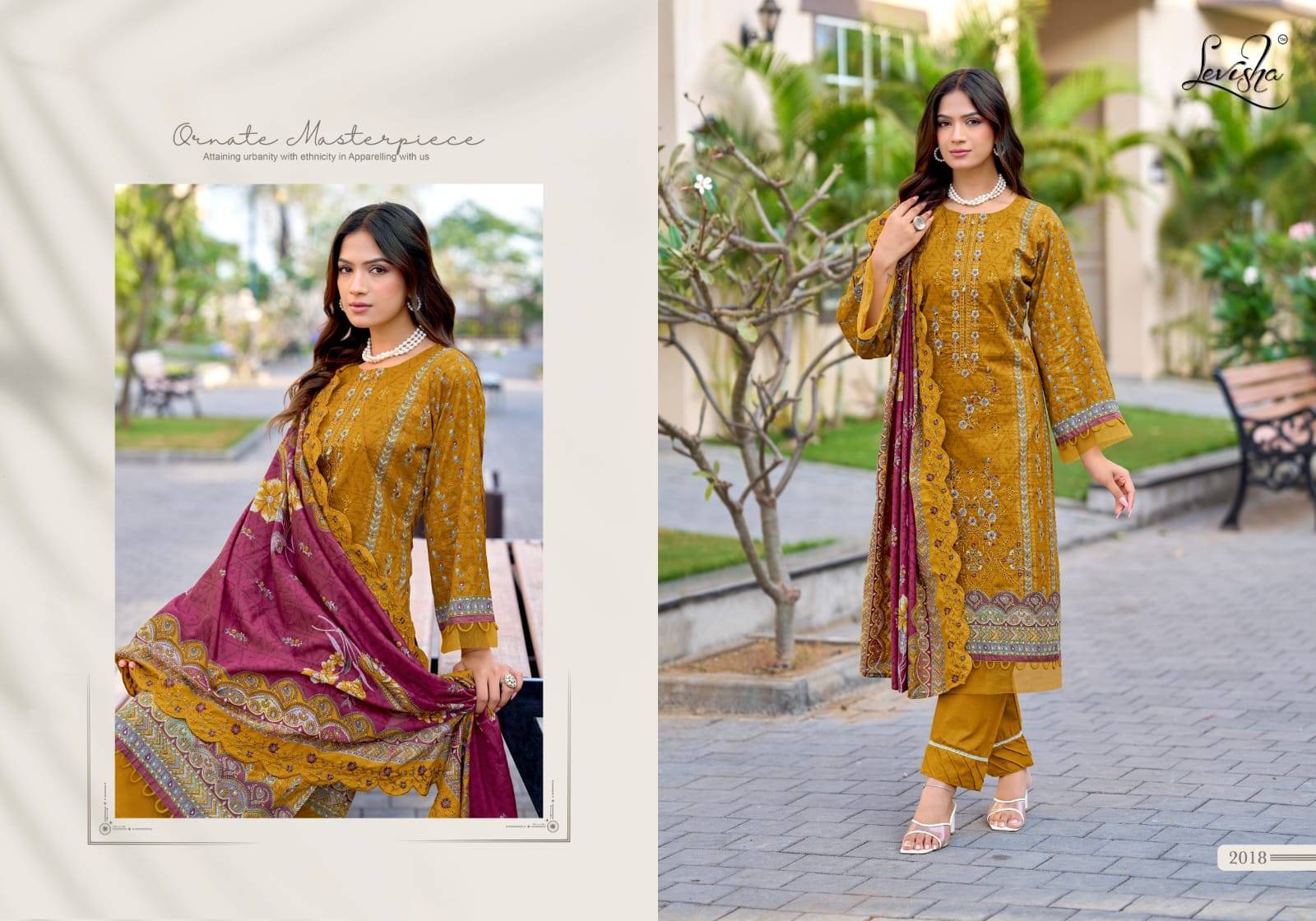 Madhubala-14 by Levisha 2013 to 2020 Series Indian Traditional casual wear Pakistani Camric Lawn Cotton dresses At Wholesale Price